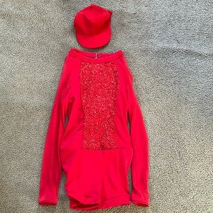 Red weissman dance costume